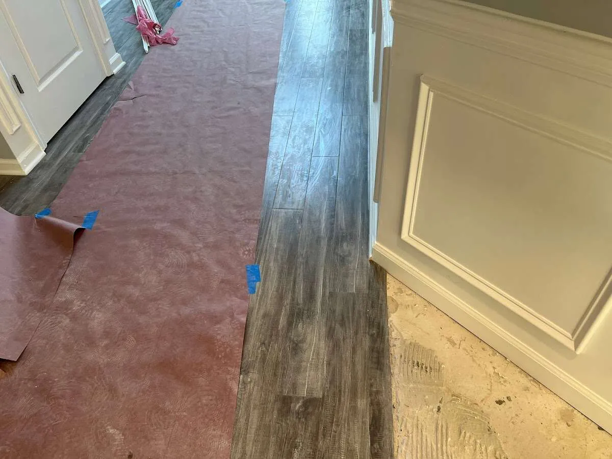 Completed marble shower restoration in Gulfport